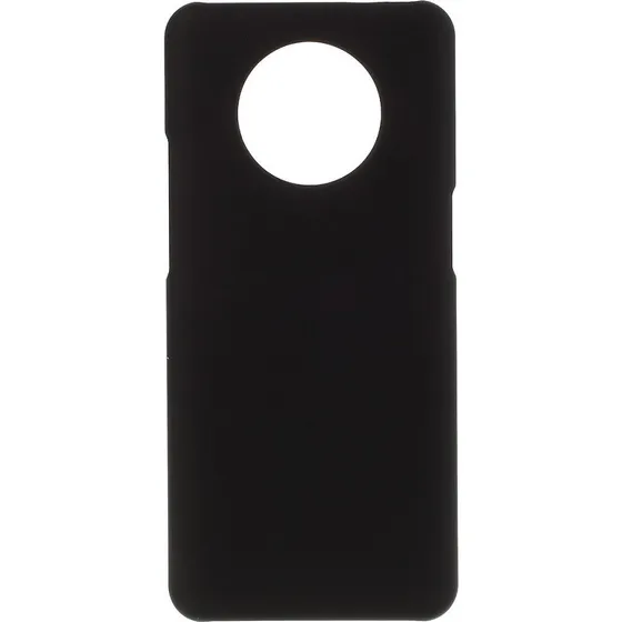 OnePlus 7T Cover - Gummibelagt hård PC - Sort