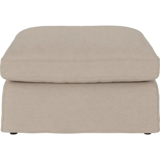 Rowico Home Peyton fodskammel - Beige - 90x90 cm