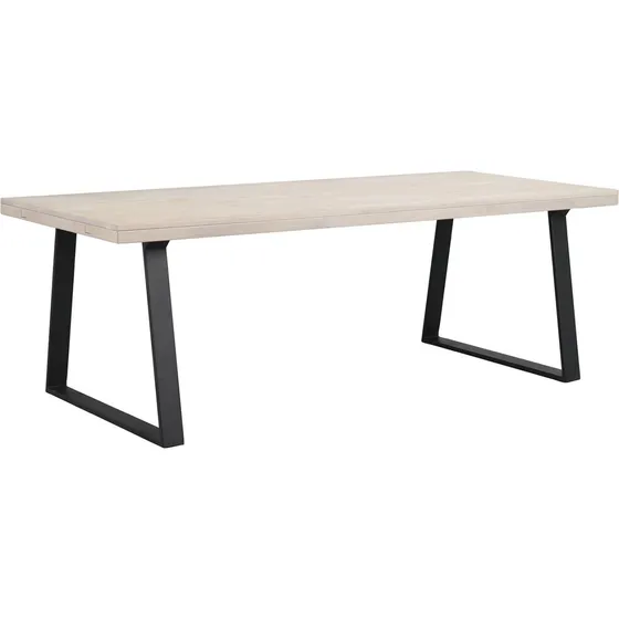 Rowico Brooklyn Spisebord - Hvidpigmenteret Eg - 220x95 cm