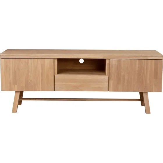 Rowico Home Brooklyn Tv-bænk i massiv eg - Natur - 160 cm