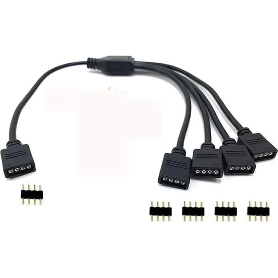 CT RGB 4-Way Splitter Cable 12V 4-pin