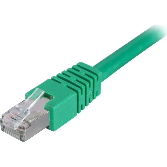 DELTACO F/UTP Cat6 Patchkabel, LSZH, 1,5m, Grøn