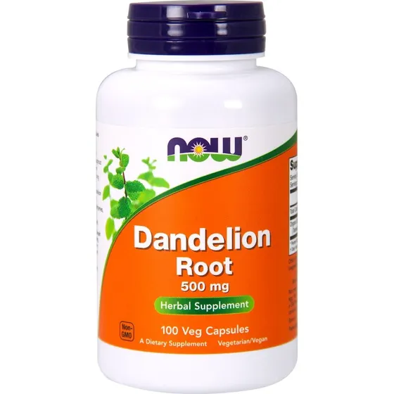 NOW Dandelion Root 500 mg - 100 kapsler
