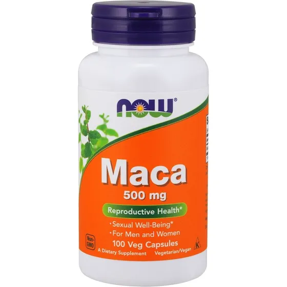NOW Maca 500 mg - 100 kapsler