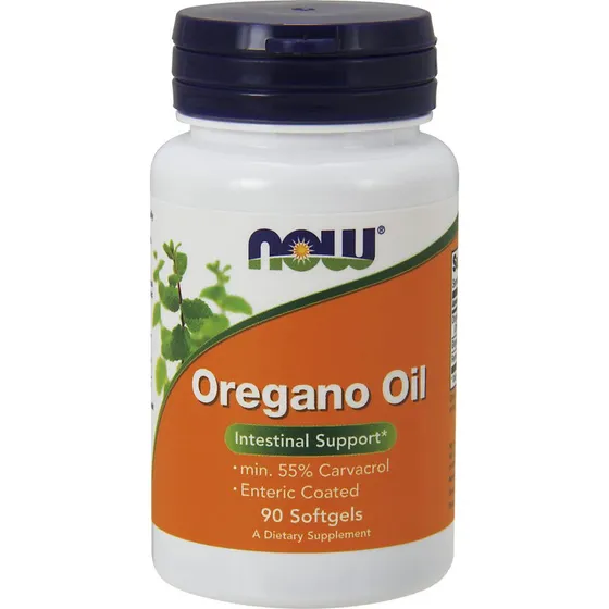 NOW Oregano Oil 90 kapsler med ingefær og fennikel
