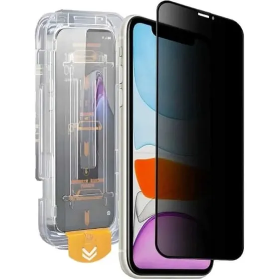 iPhone 12 Mini Privacy Skærmbeskyttelse - Hærdet Glas