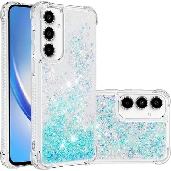 SKALO Kviksand Glimmer Cover til Samsung Galaxy A57 5G - Turkis