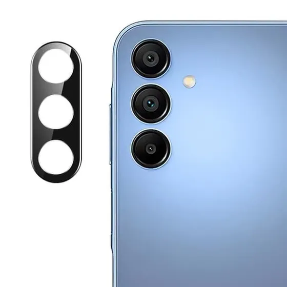 SKALO 2-PAK 3D Kameralinse Beskyttelse til Samsung Galaxy A57 5G - Sort