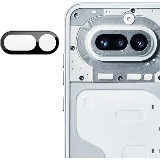 SKALO 3D Kameralinse Beskyttelsesglas til Nothing Phone (4a) - Sort