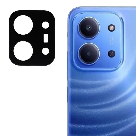 SKALO 3D Kameralinse Beskyttelsesglas til Xiaomi Redmi 15C - Sort