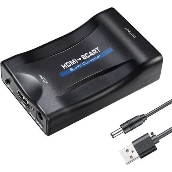 HDMI til Scart Adapter A128 - 1080P HDMI til CVBS Peritel