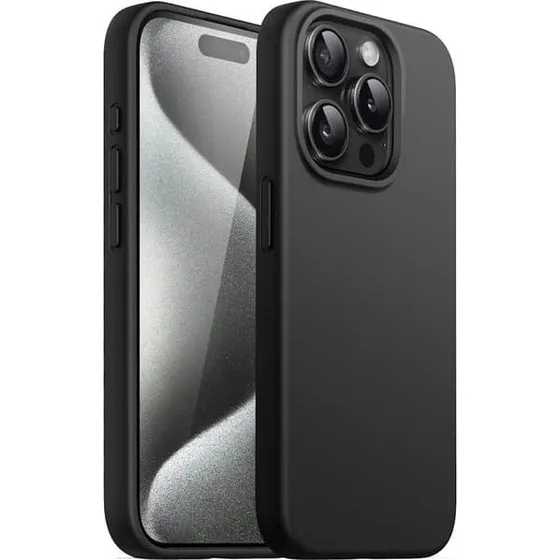 iPhone 16 Pro Matte Black Cover - Mat sort etui