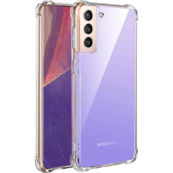 Samsung Galaxy S21 FE Etui - Gennemsigtig & Stødsikker TPU