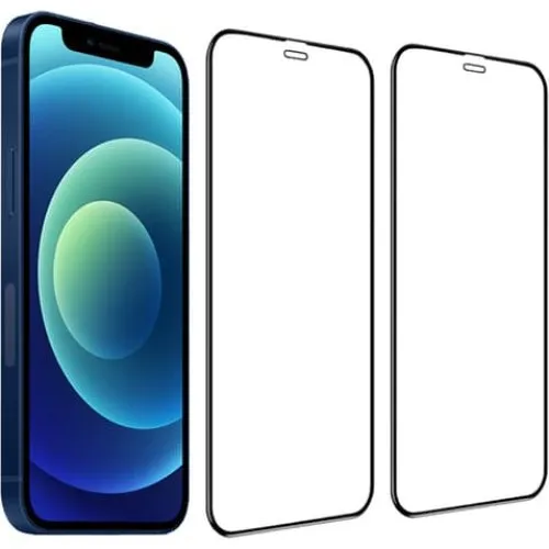 iPhone 12 Mini 2-pack Hærdet Glas Skærmbeskytter - Fuld dækning