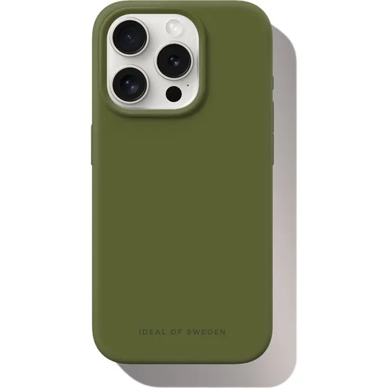 Silicone Case MagSafe til iPhone 15 Pro - Khaki