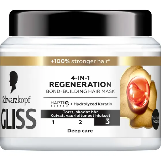 Schwarzkopf Gliss 4-In-1 Regeneration Bond-Building Hårkur 400 ml