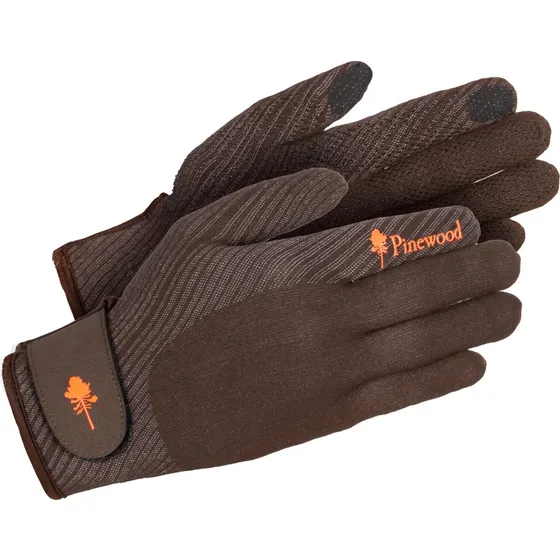 Pinewood Hunters Stretch Extreme Handsker - Mossgreen/D.Brown, XL/2XL