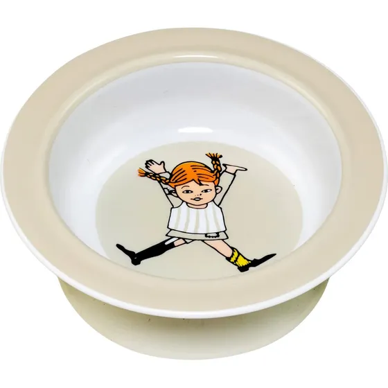 Rätt Start Pippi Cirkus Sugekopstallerken Beige Ø15,5 cm