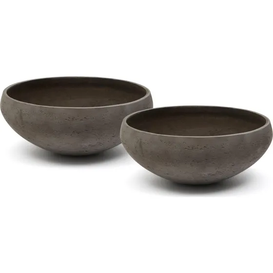 Kave Home Nura Plantekrukkesæt, 2 stk, Terracotta, Ø55,5 cm