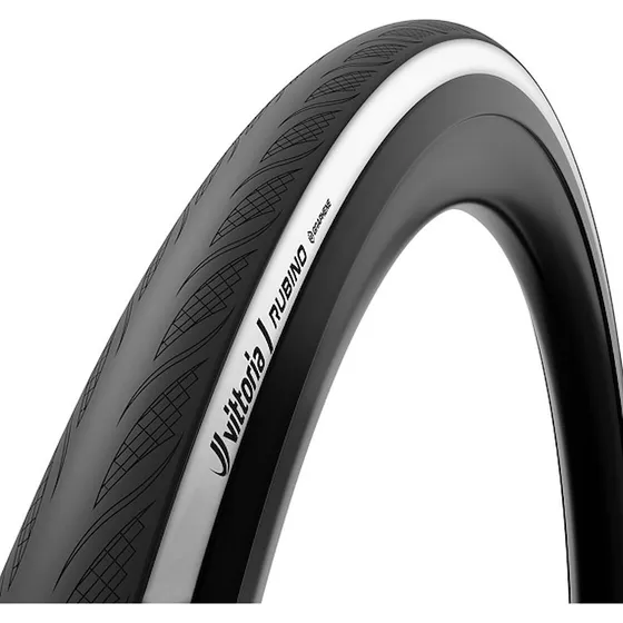 Vittoria Rubino Tube Road foldedæk 700x28c sort/hvid