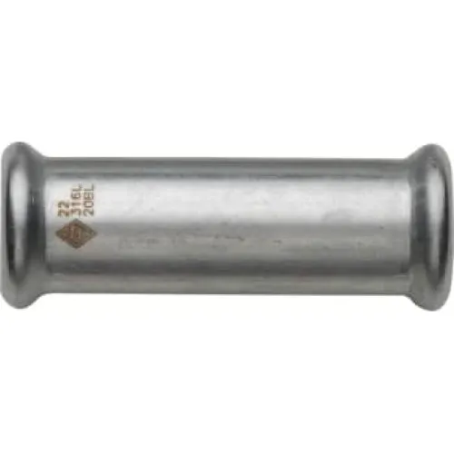 TURBO Inox 15 mm skydemuffe i rustfrit stål