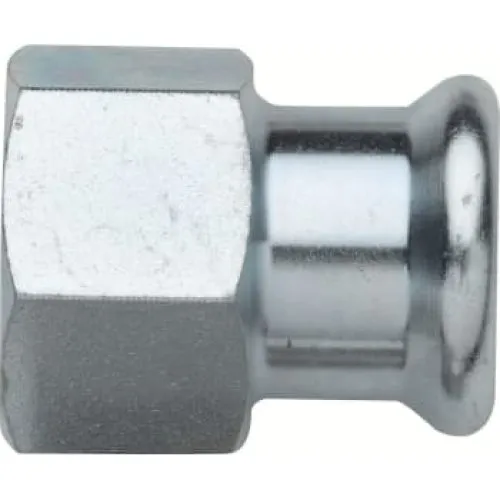 Turbo Steel overgangsmuffe 18 mm x 3/4"