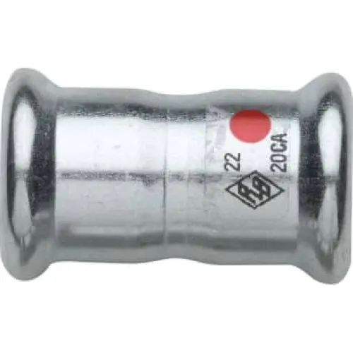 TURBO Steel dobbeltmuffe 15 mm
