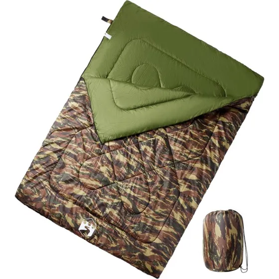 Dobbeltsovepose med puder 3-4 årstider til voksne