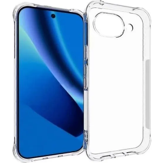 Google Pixel 10a Stødresistent Cover med Gennemsigtig Bagside