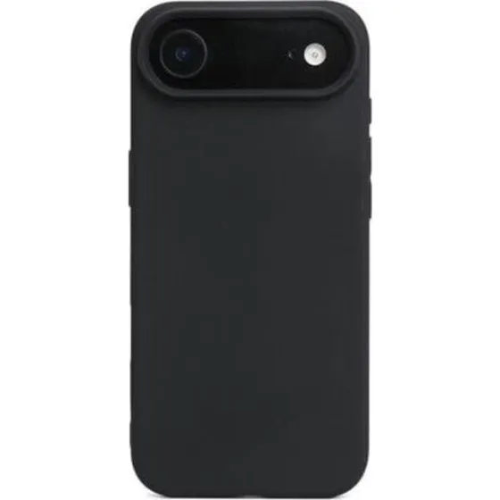 iPhone 17 Air Mat Sort Silikone Etui med Kamerabeskyttelse