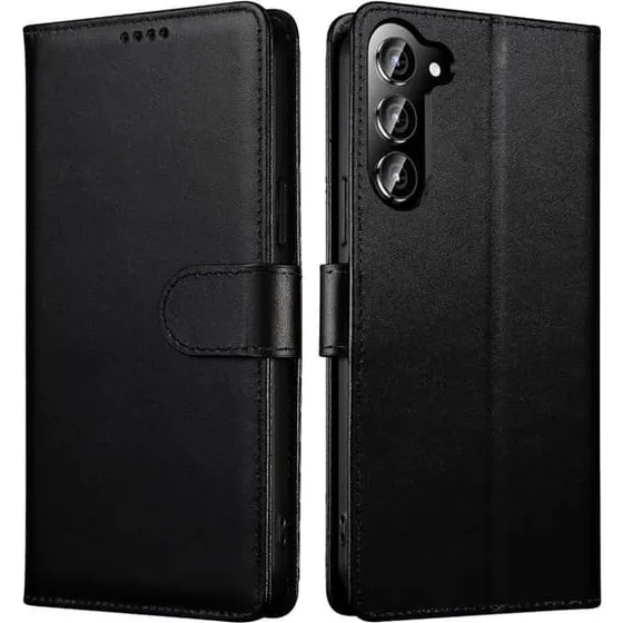 Samsung S25 Pung Taske Etui - Sort