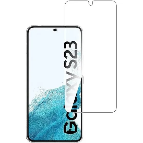 Samsung S23 Hærdet glas skærmbeskyttelse (1-pak)