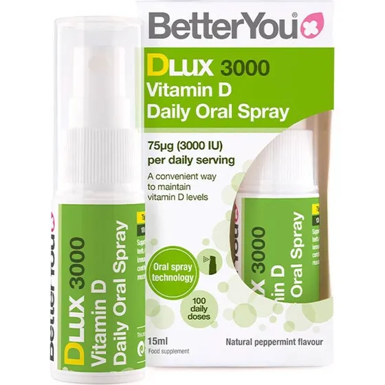 BetterYou D3000 Vitamin D mundspray, 15 ml