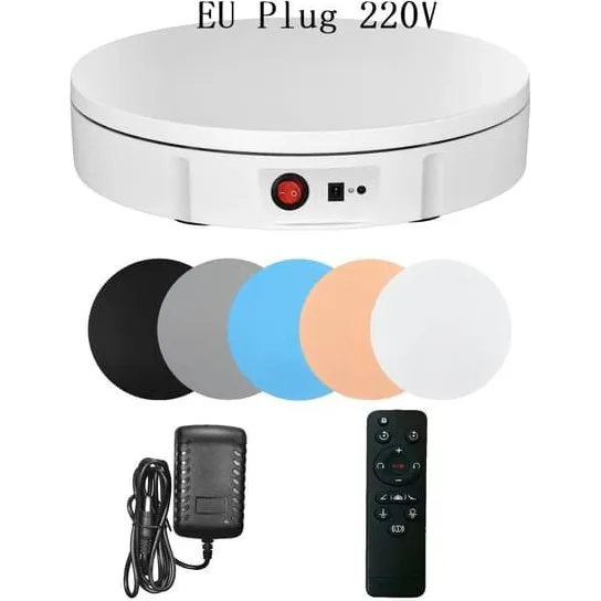 Elektrisk Drejelig Displaystand, 360° Rotation, 100kg Kapacitet