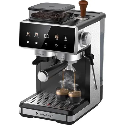 AMZCHEF CE-CM5560-SV Piston Coffee Maker