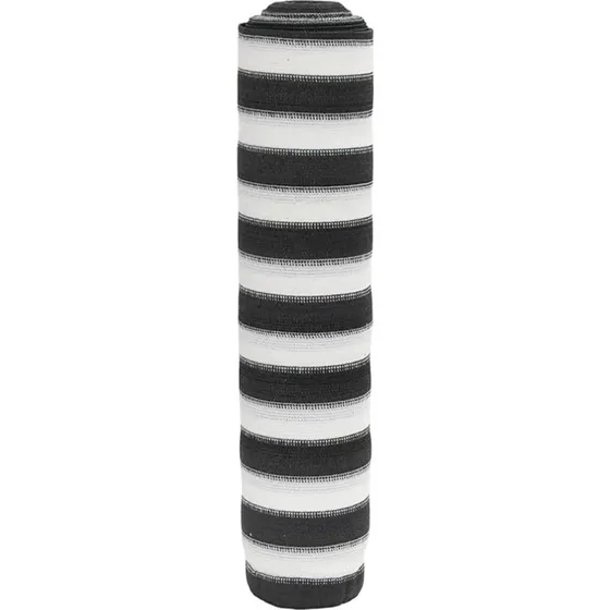 HDPE-afskærmning 1,2x10 m 75 g/m² – antracit/hvid