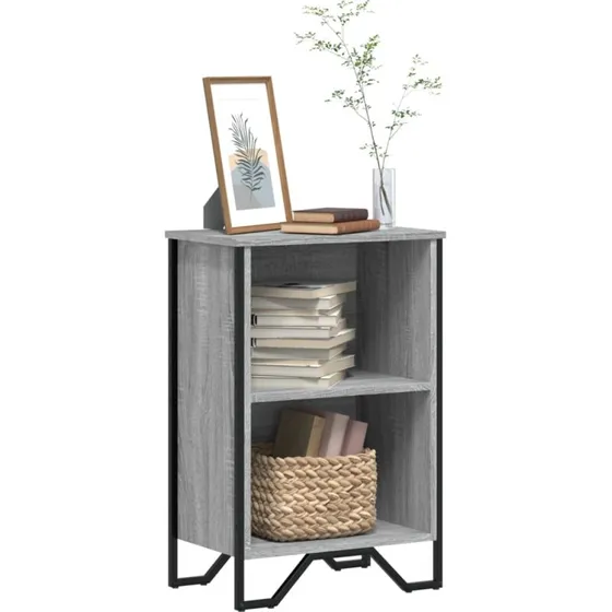 Bogreol 50x31x74,5 cm – Sonoma-eg, konstrueret træ