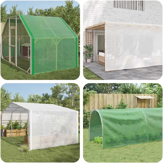 vidaXL Presenning med øjer 2 stk. Grøn 4 x 20 m 260 gsm PE