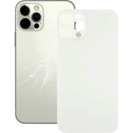 iPhone 12 Pro Bagcover (Intet Logo) - Hvid