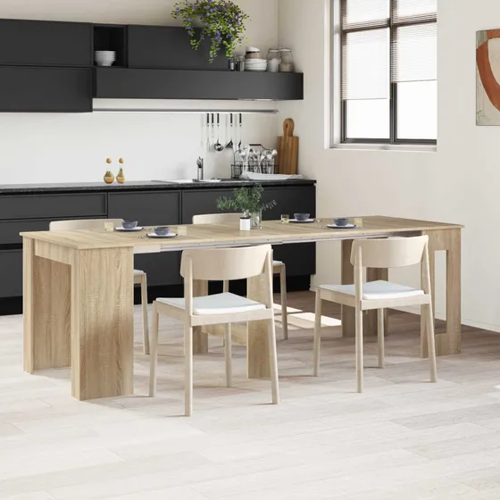 vidaXL Spisebord 240 x 85 x 75 cm i Sonoma-eg