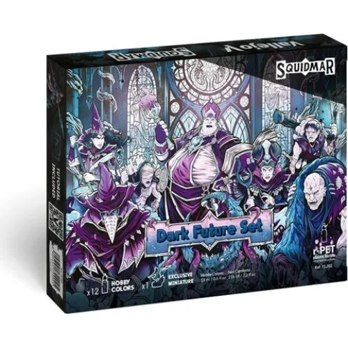 Vallejo Game Color Dark Future Set 12x18ml + Miniature