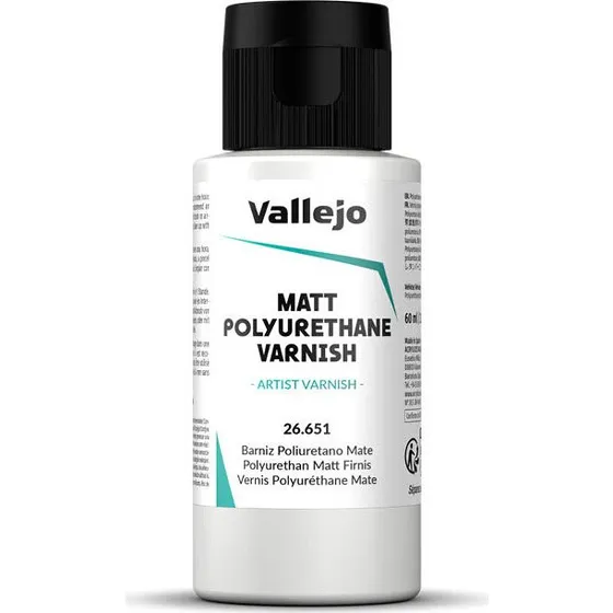 Vallejo Matt Varnish - Mat Polyurethanlak, 200 ml