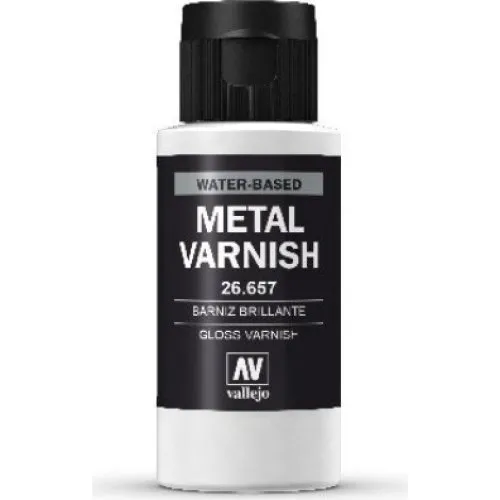 Vallejo Metal Gloss Varnish 60 ml - Blank lak til metallisk maling
