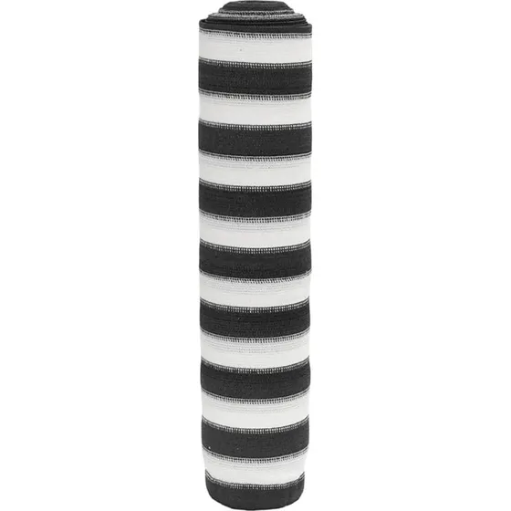 HDPE afskærmning 2x25 m (75 g/m²) antracit/hvid