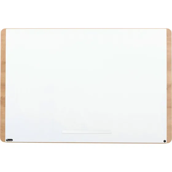 Rocada rammeløs whiteboard 100 x 150 cm. med naturdetaljer