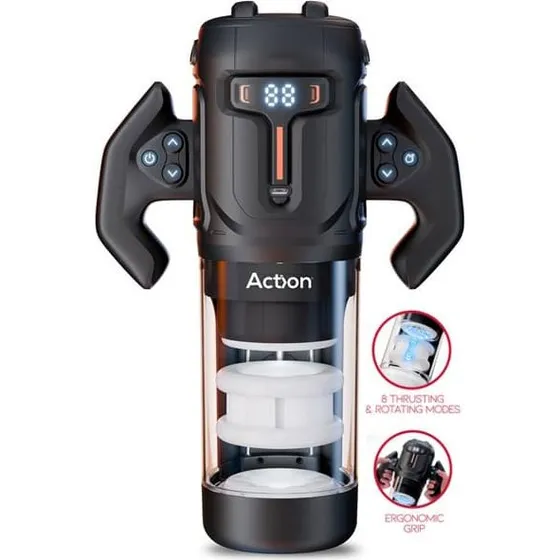 Zyon Thrusting & Rotating Masturbator med motor
