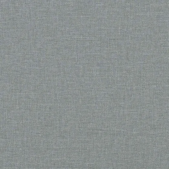 Eldrevet lænestol i lysegråt stof