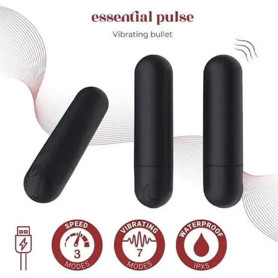 Pulse Genopladelig Vibrerende Bullet Vibrator