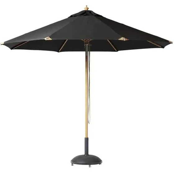 Cinas - Pomino parasol Ø3,3 m sort olefin