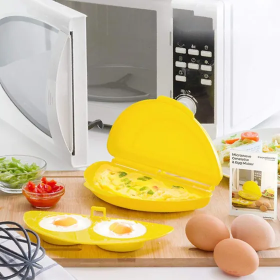 InnovaGoods Omeletform til mikrobølgeovn - Gul